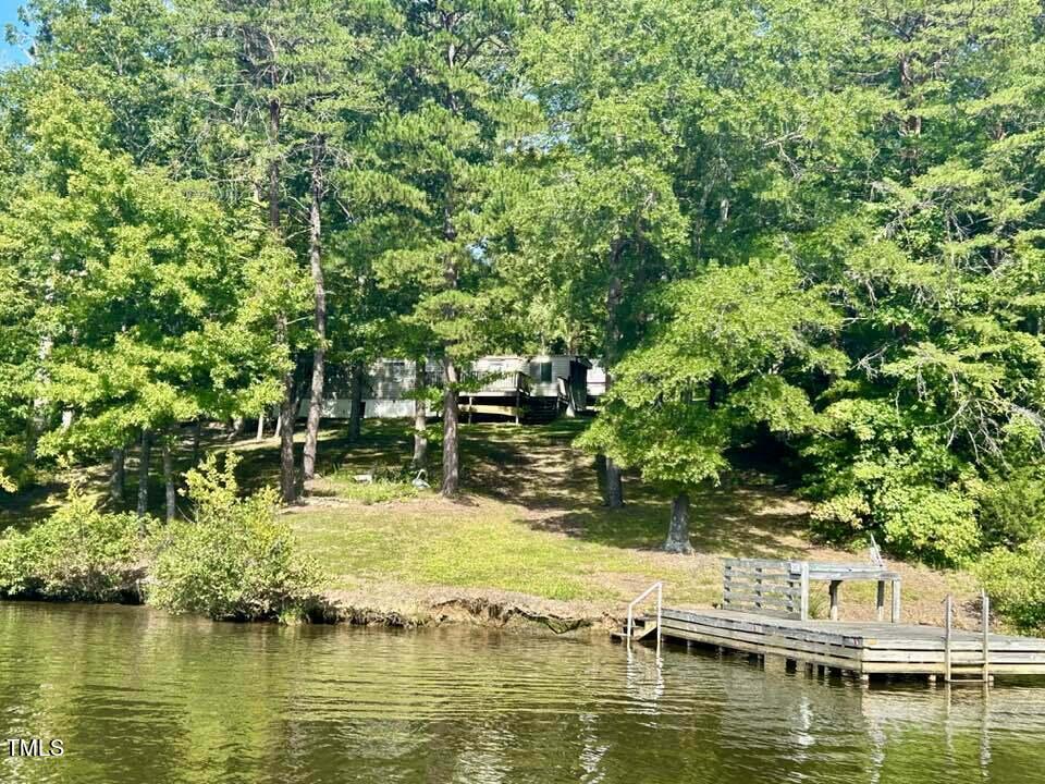 a view of boat floating on water