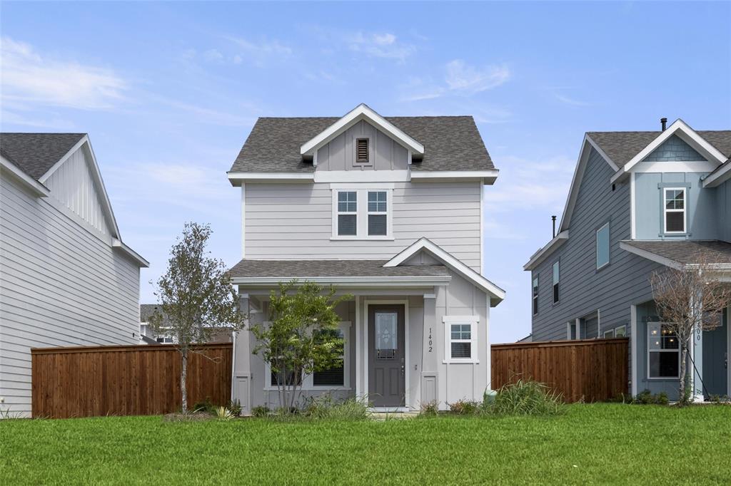 front view of house with a yard