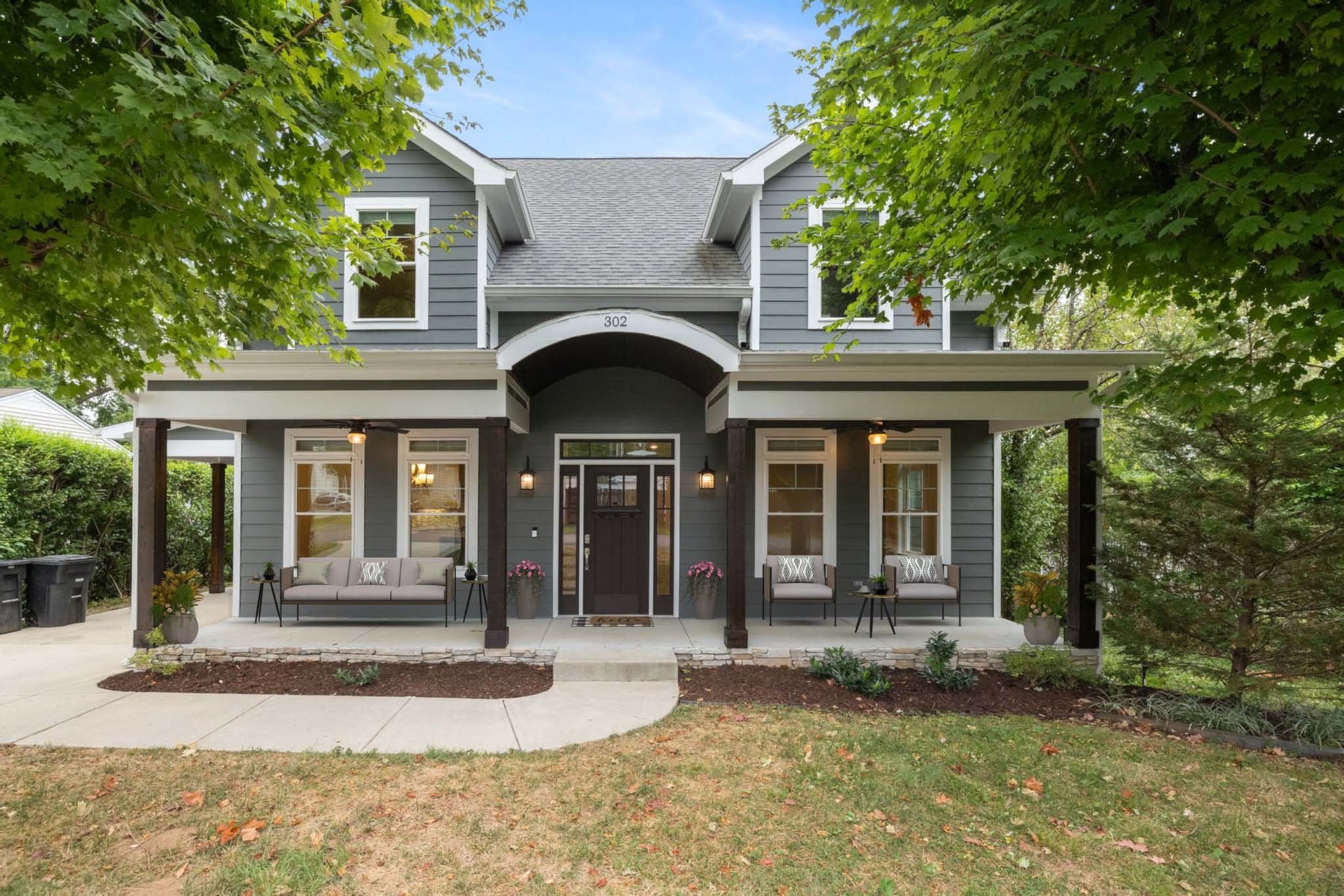 Welcome Home! Enjoy all living Downtown Franklin has to offer from this beautiful front porch. This photo is virtually staged with furniture.