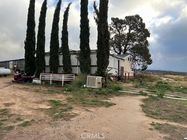 a view of yard with tree