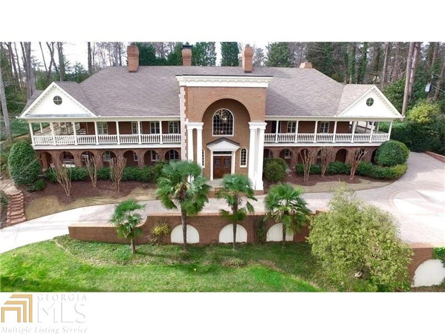 Incredible estate in Buckhead on 2.1 acres.