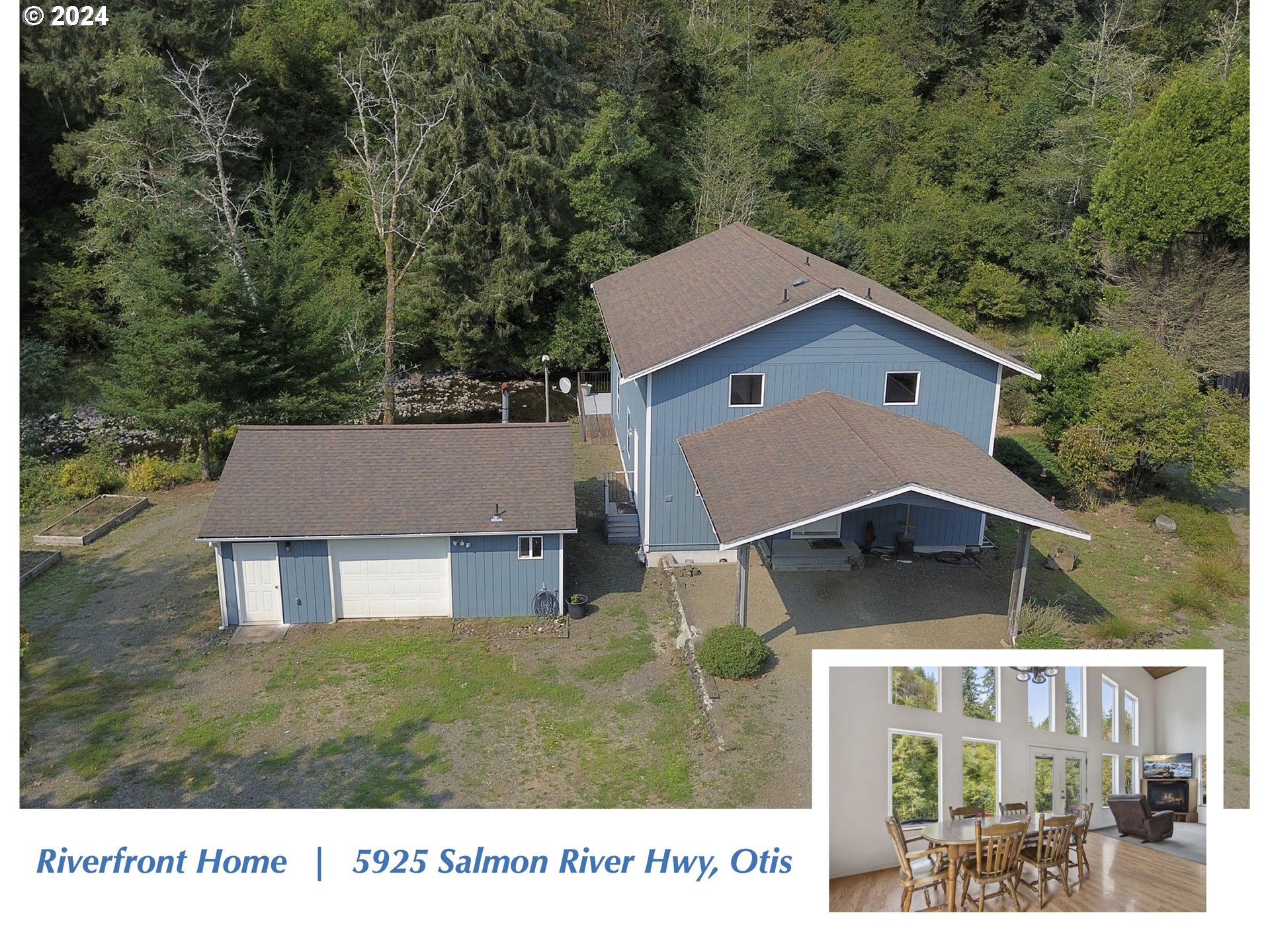 a aerial view of a house