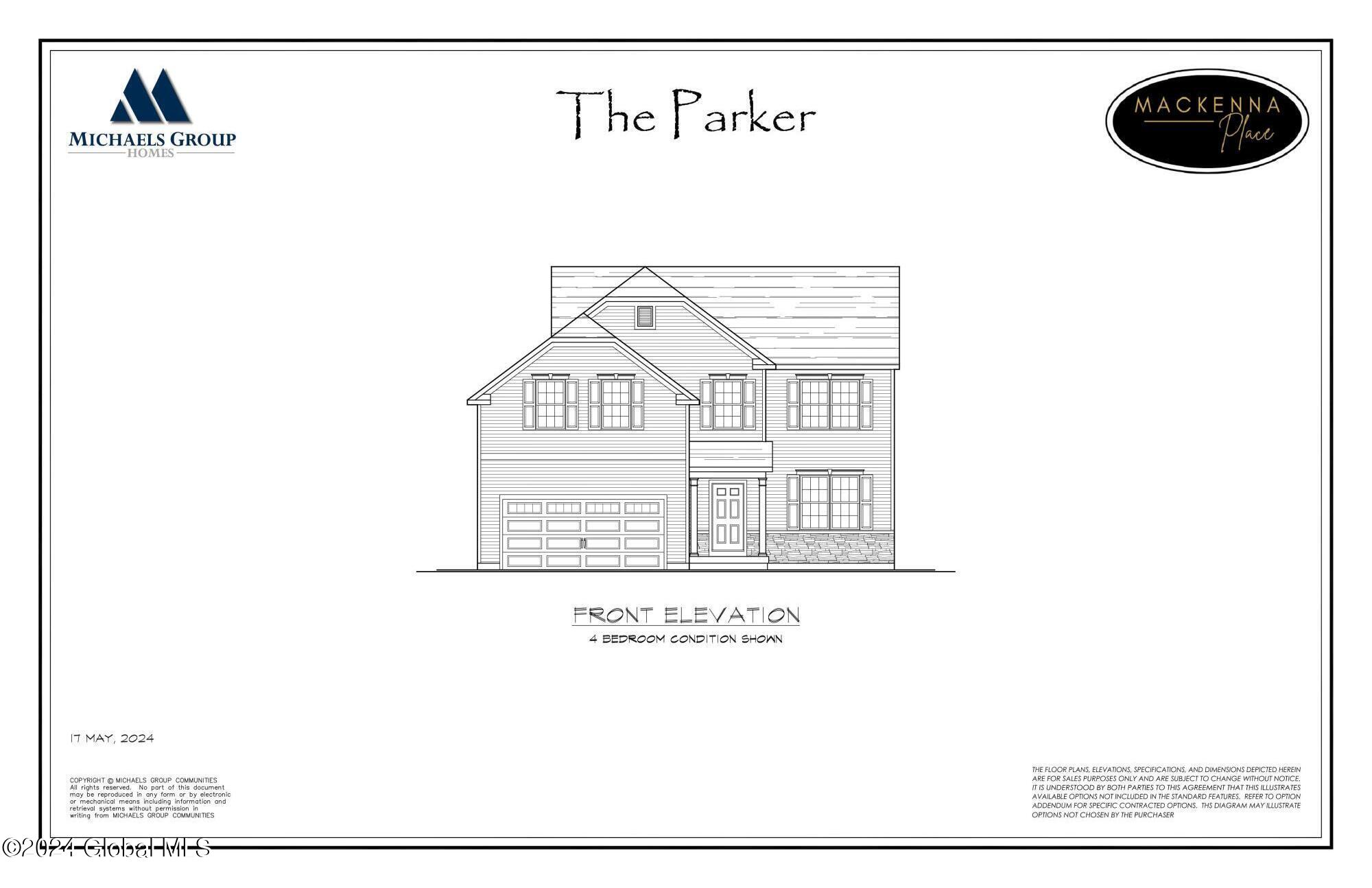 Elevation Parker 4 Bed MacKenna