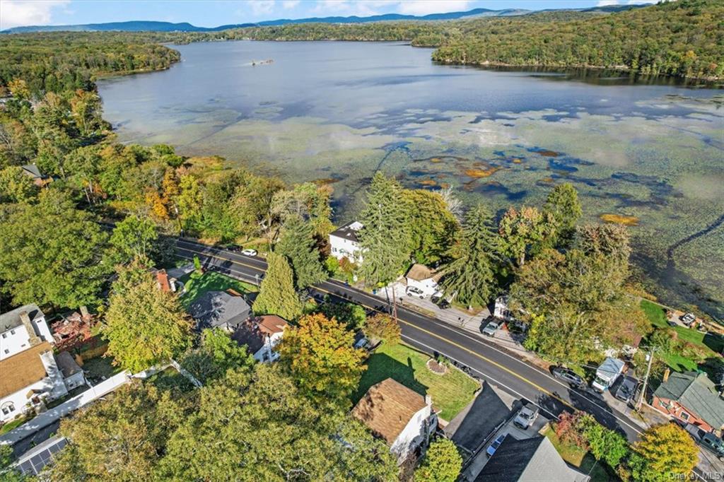 a view of a lake with a lake