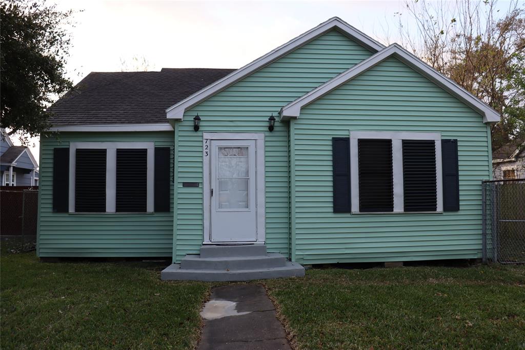 a view of a house with a window