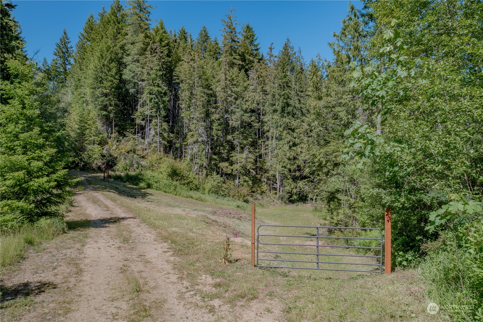 a view of a wooden fence