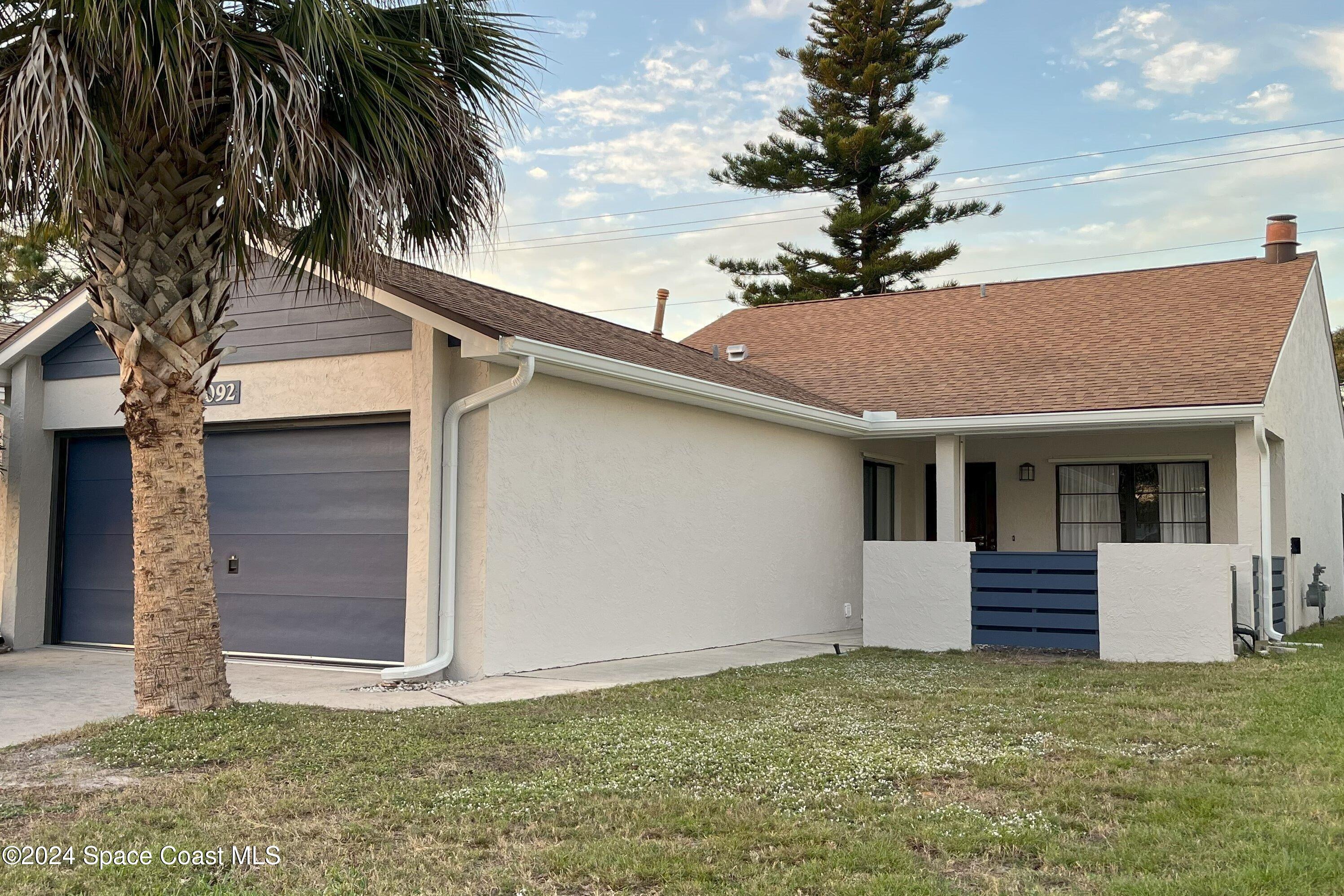 a house with a yard