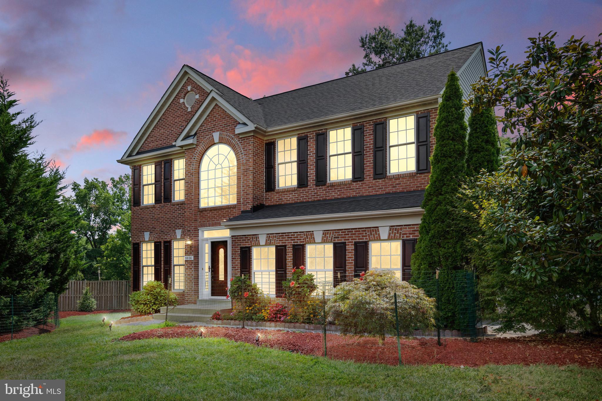 front view of house with a yard