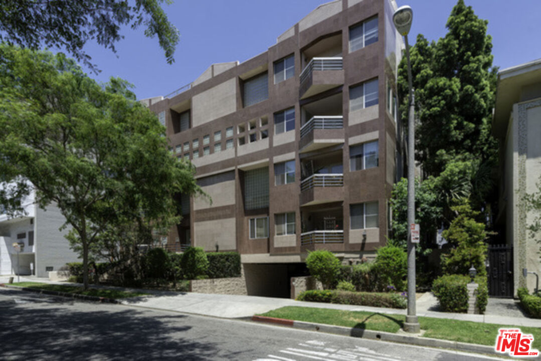 a front view of a building