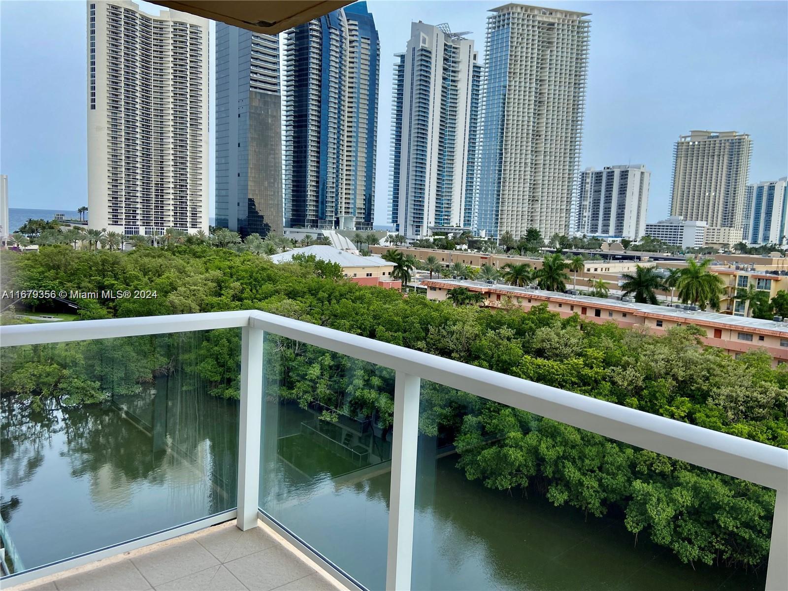 a view of a balcony with outdoor space