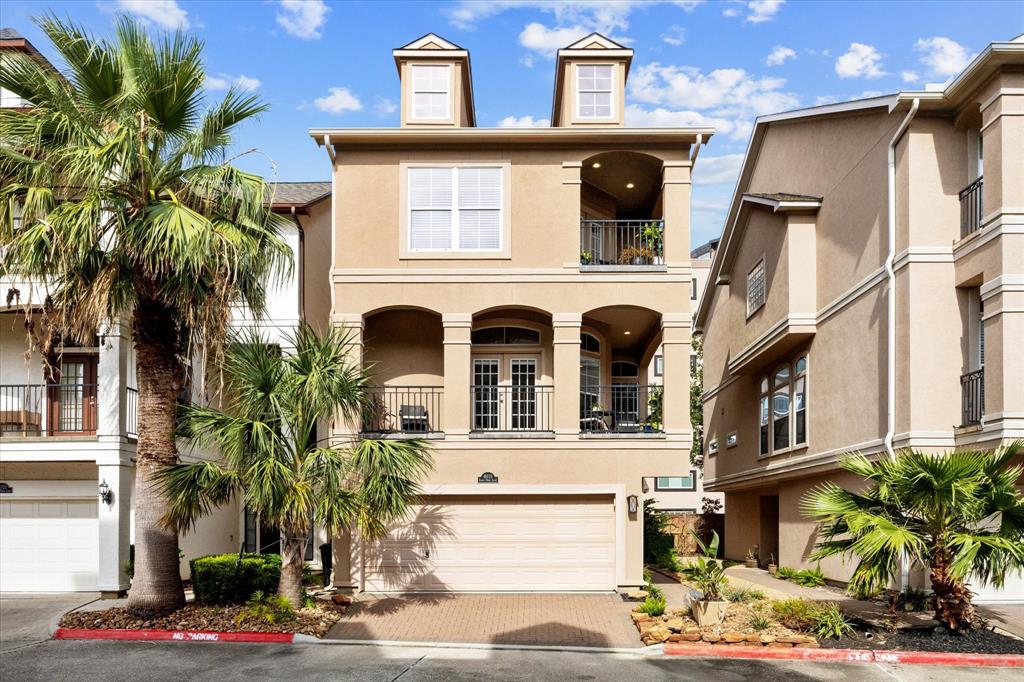 a front view of a multi story residential apartment building