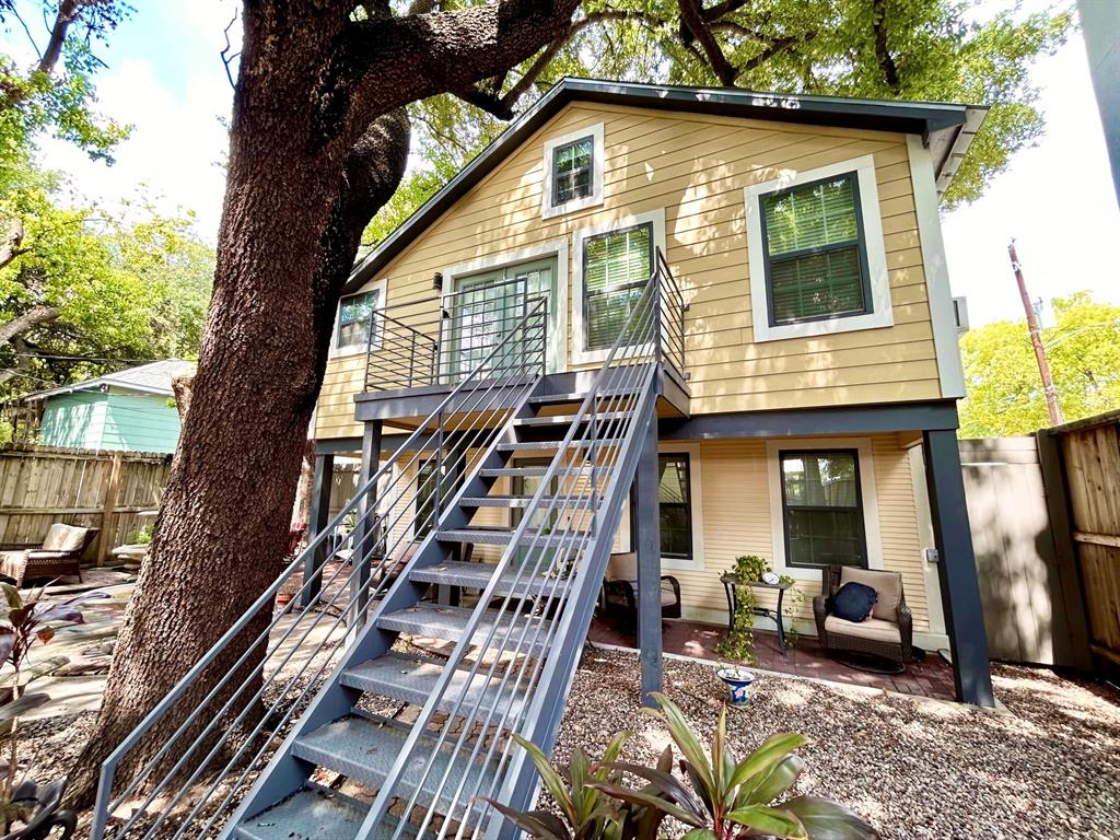 a front view of a house with balcony