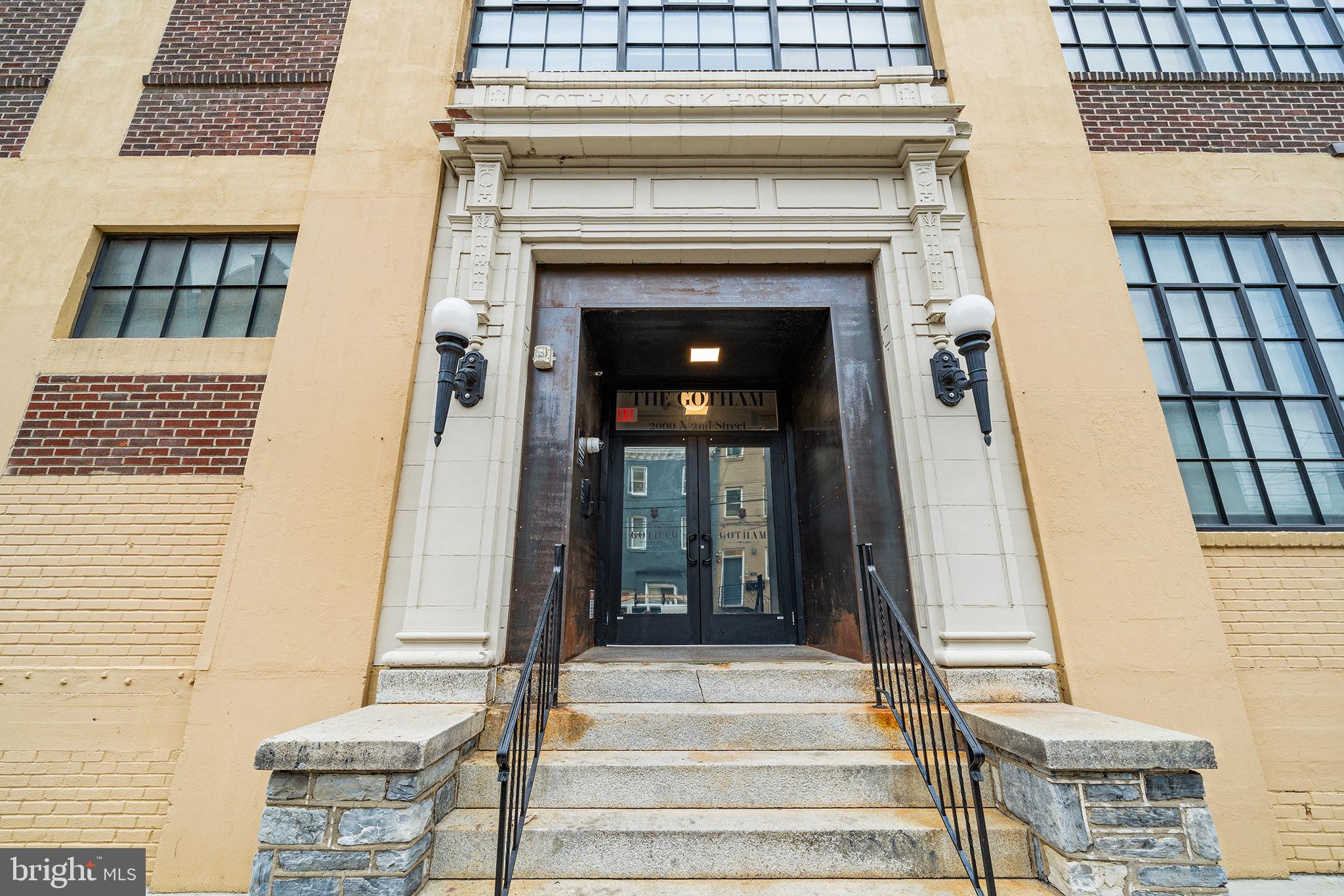 a view of a entryway of the house