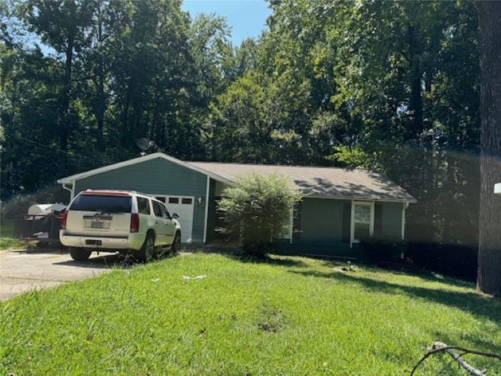 a car parked in front of house