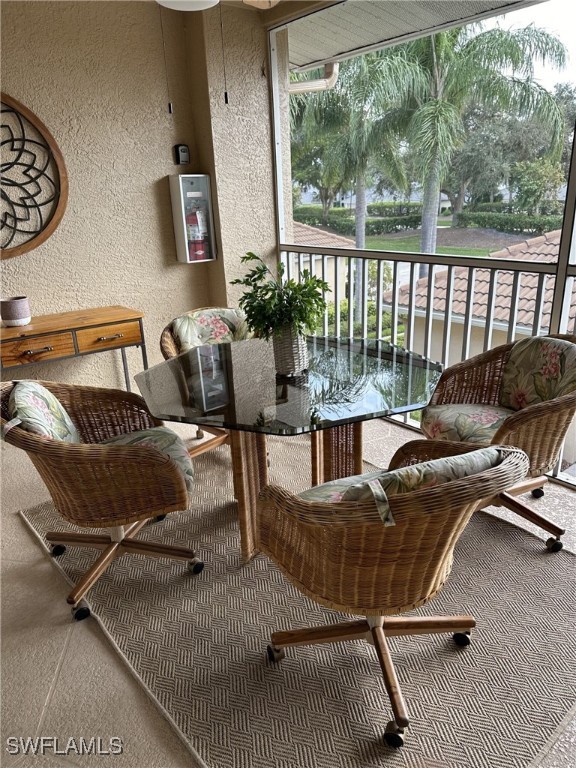 a outdoor living room with furniture