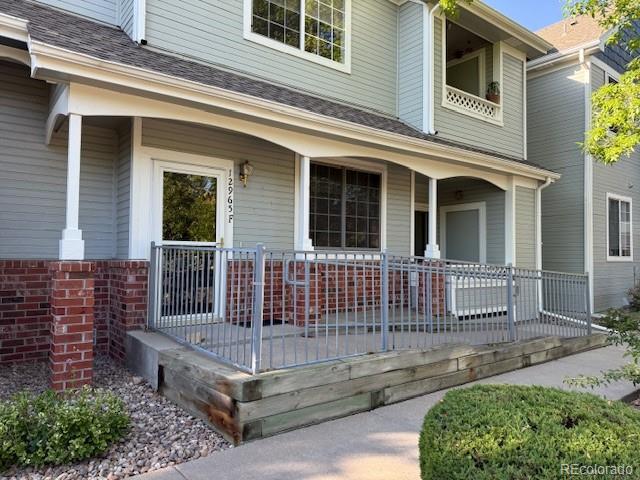 front view of a house with a window