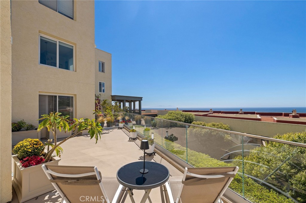 Sit back and relax on the expansive private patio