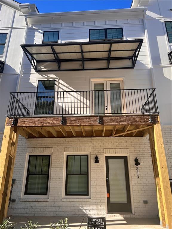 a view of a roof deck