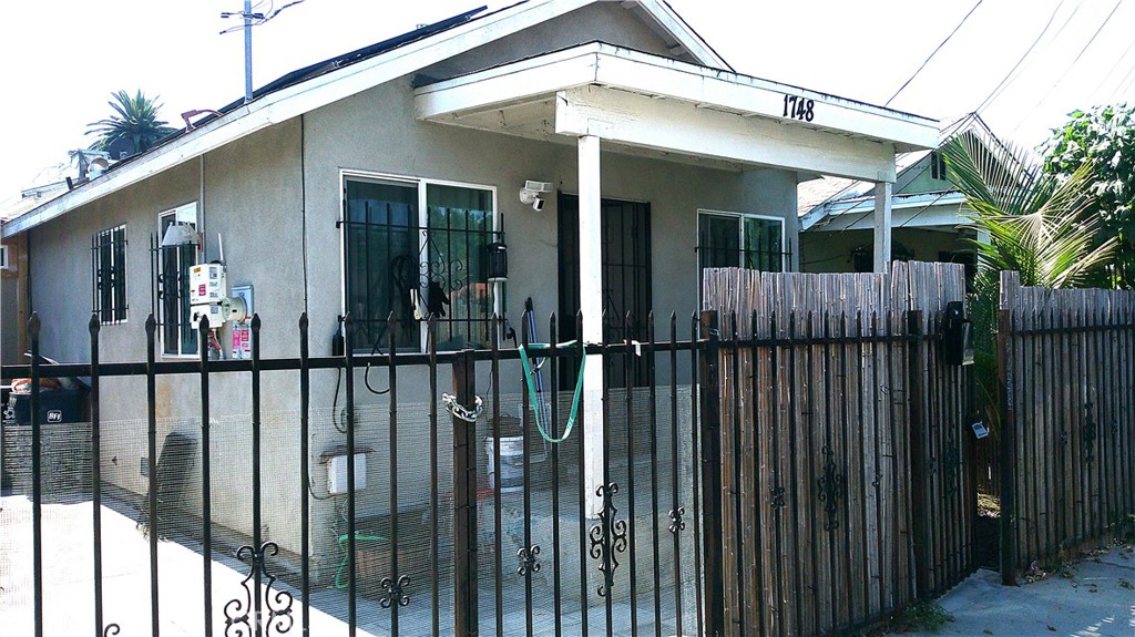 a view of a house with a balcony