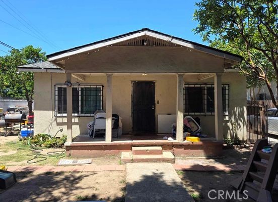 a view of a house with patio