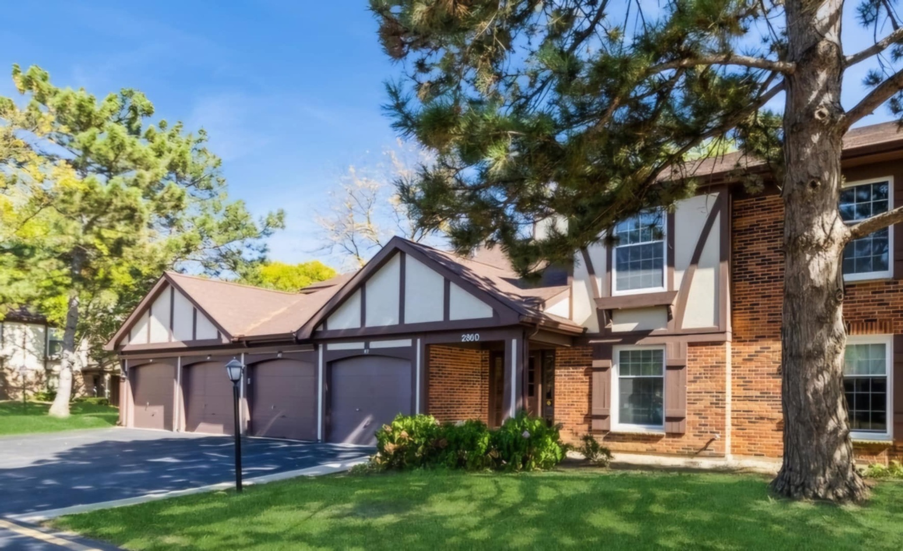 front view of house with a yard