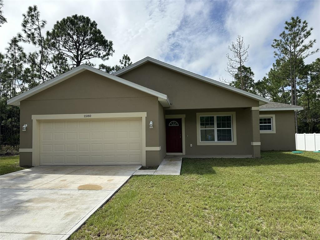 a house with a yard