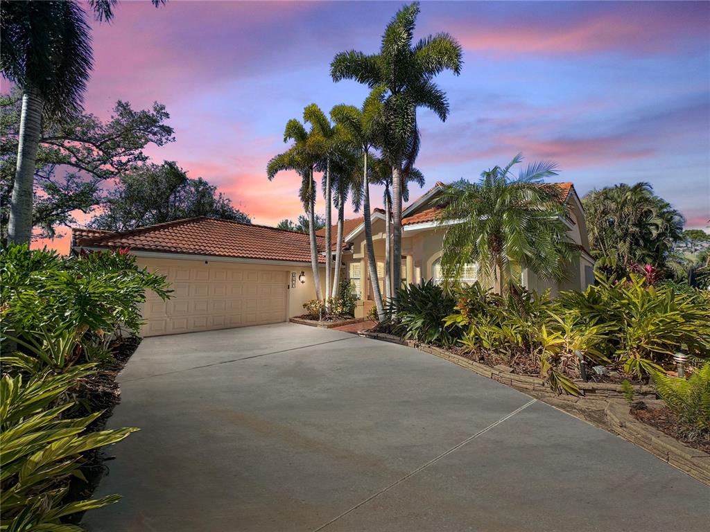 Front Entrance with side load garage