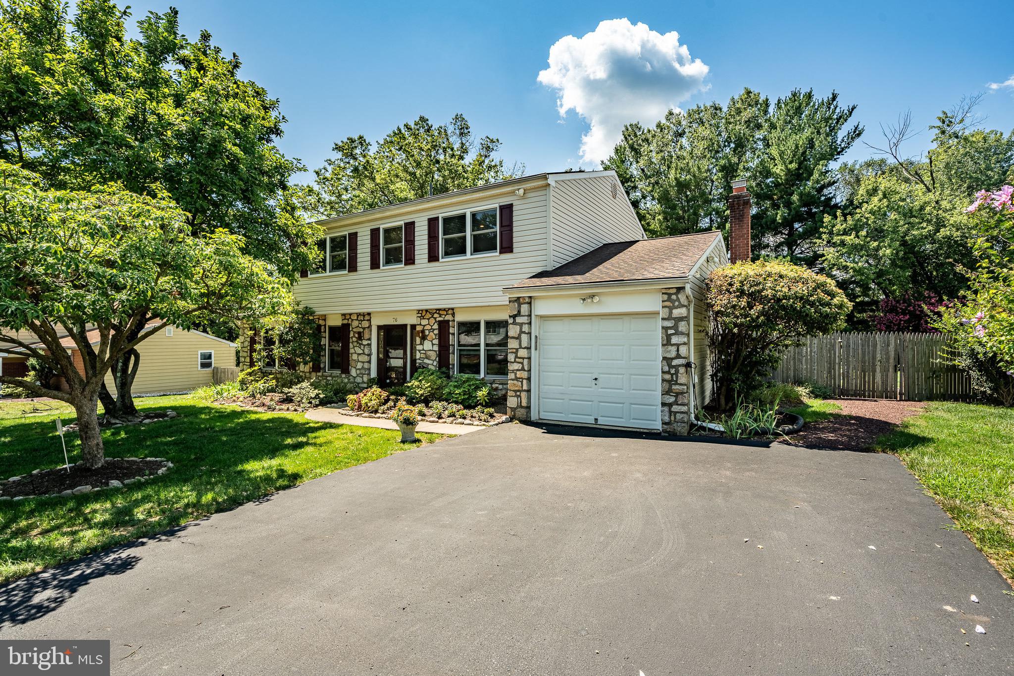 Front of home and driveway