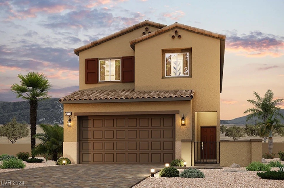 Plan 2114 - Santa Barbara Elevation ~ Rendering ~