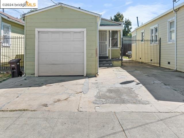 a backyard of a house