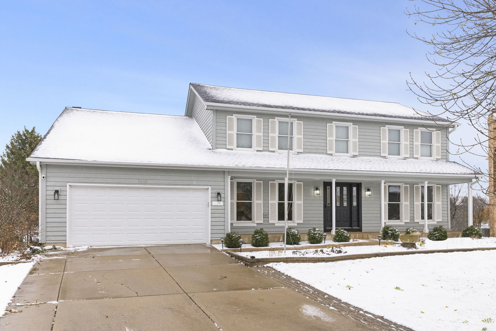 front view of house with a yard