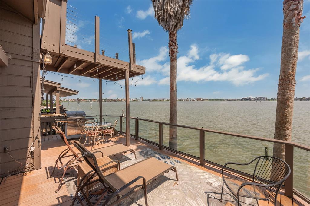 Patio / deck area has relaxing views.