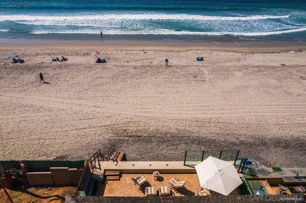 a view of ocean view with beach