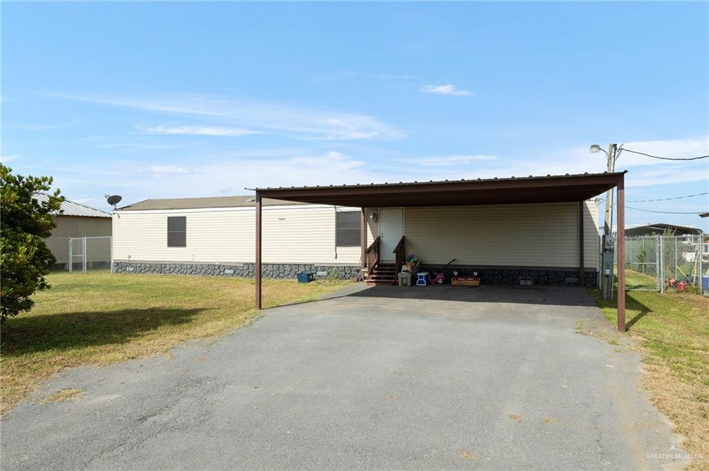 a view of a house with a outdoor space