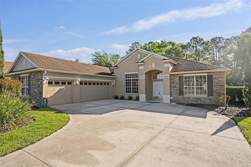 front view of house with a yard