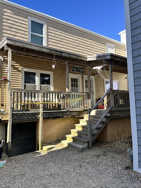 a view of a house with patio