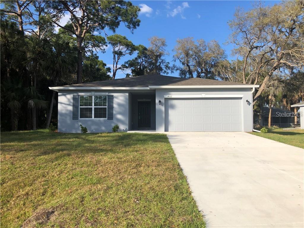 front view of house with a yard