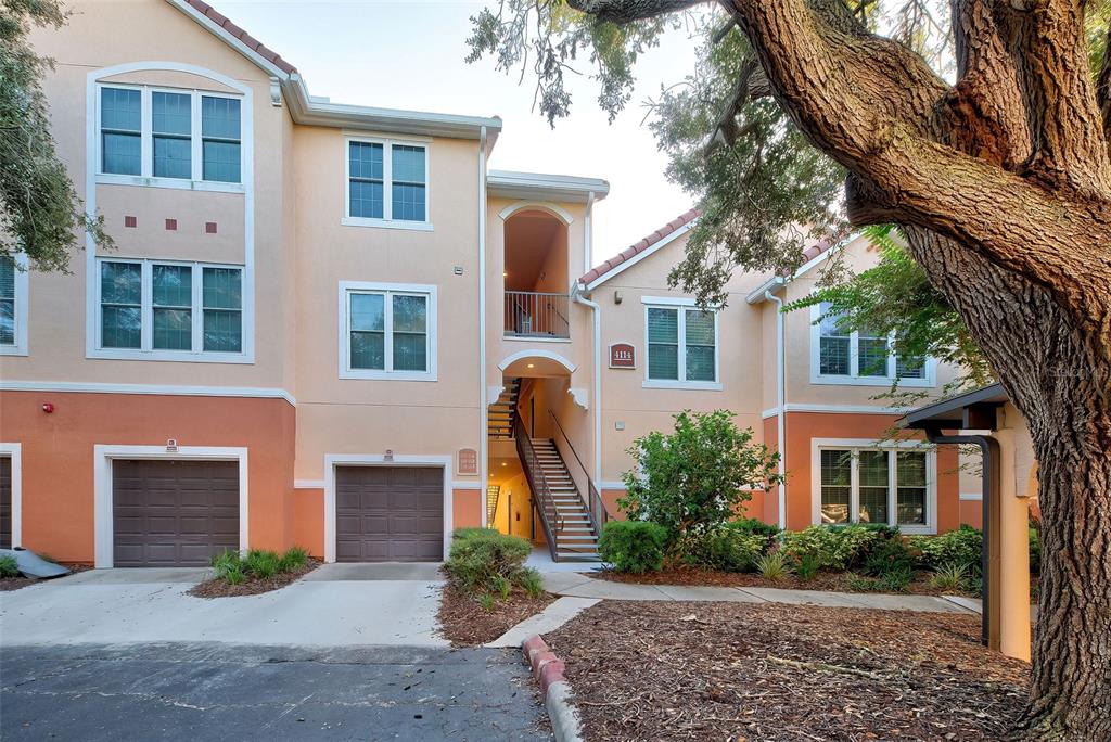 Front entrance of 4114 Central Sarasota Parkway, Unit #1136.