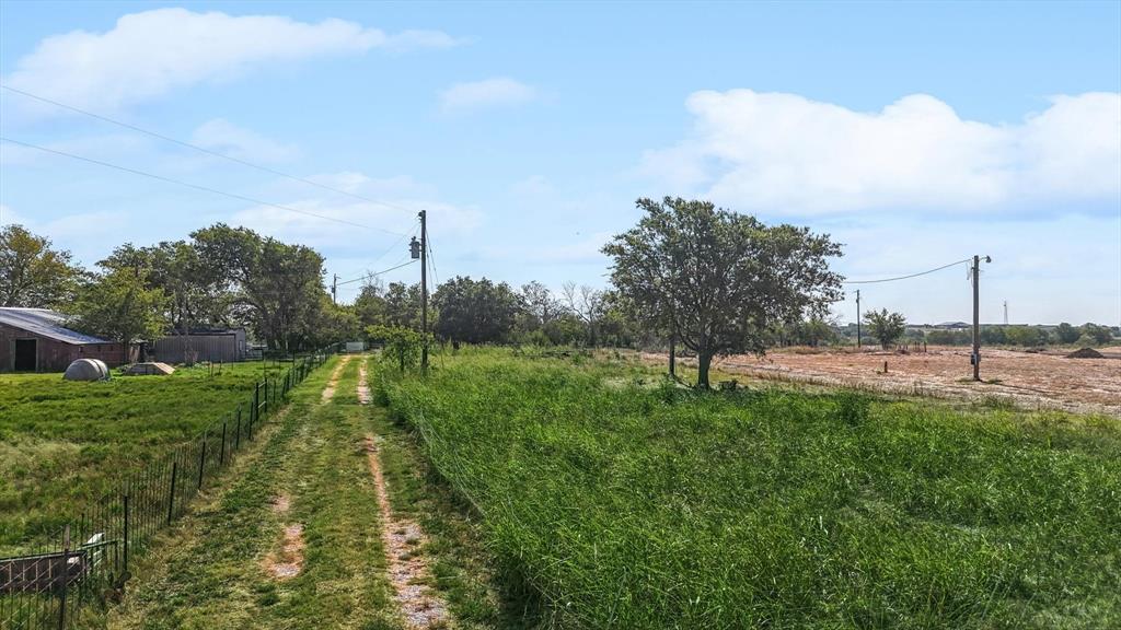 a view of a green filed