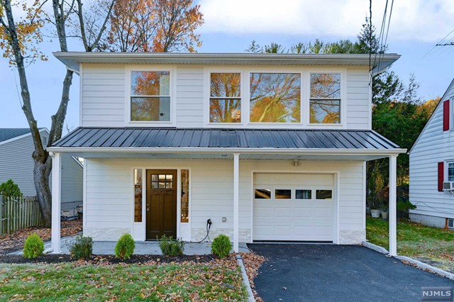 front view of a house with a porch