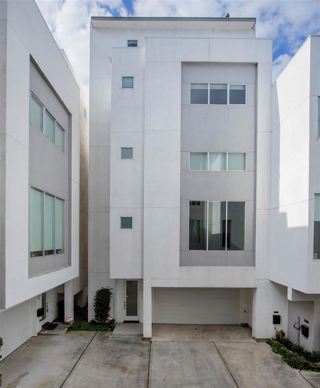 a front view of a house with a window