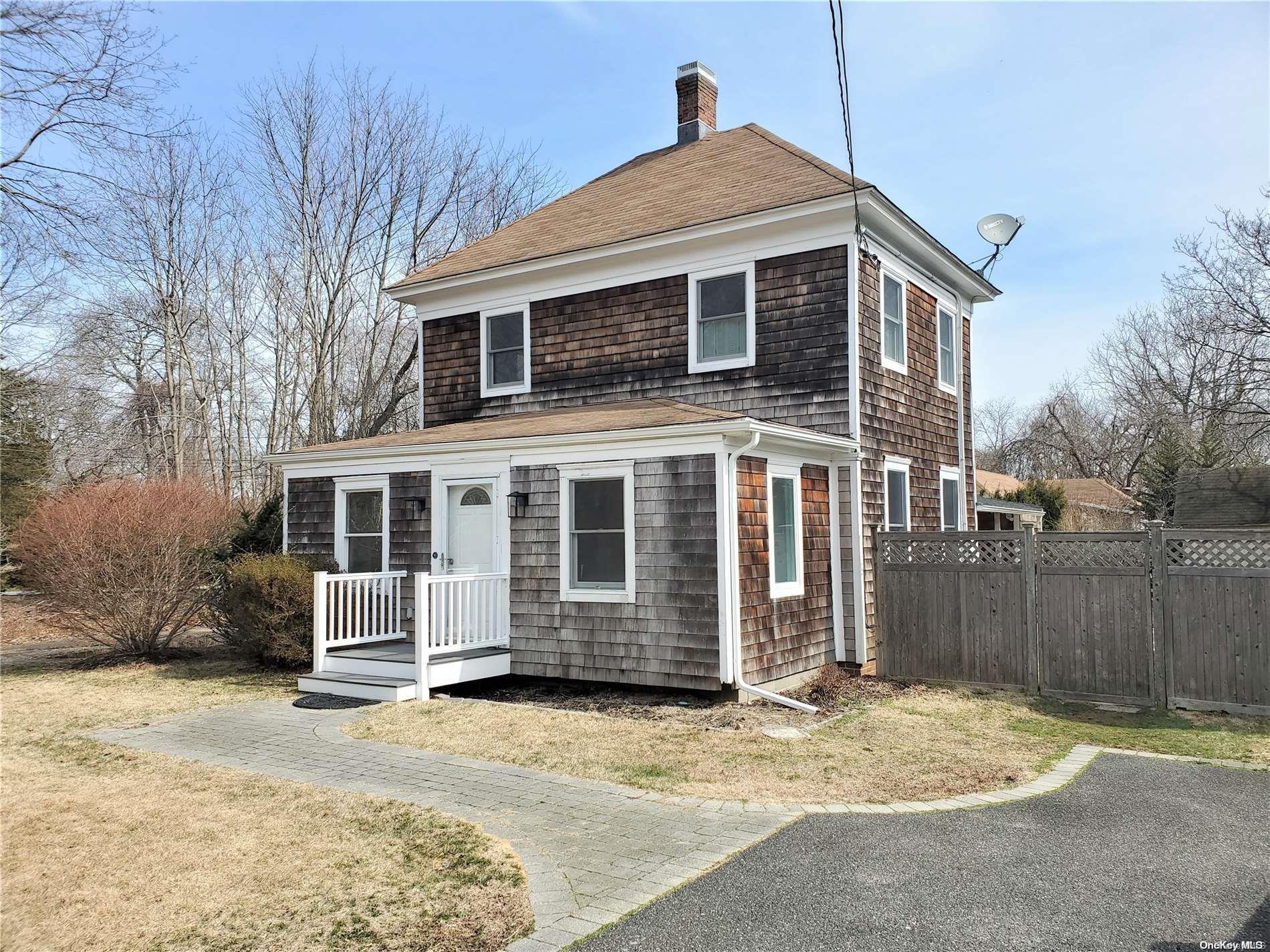 Come & See This Charming Farmhouse/Colonial On A Lovely Tree Lined Country Lane South Of Montauk Highway In East Moriches