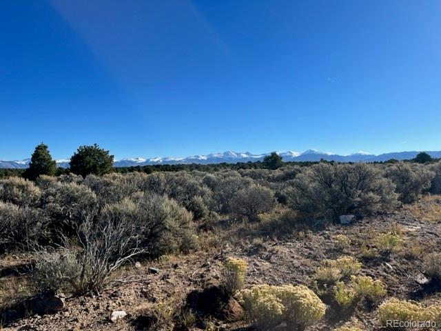 a view of a outdoor space with mountain view