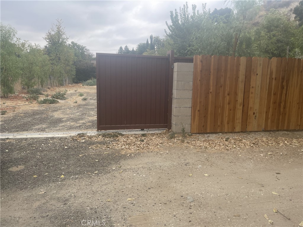 a view of a backyard of a house