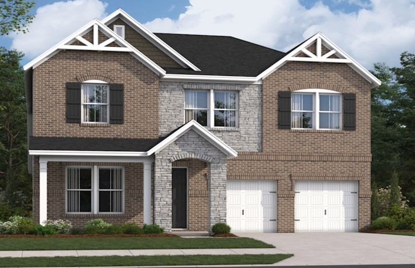 Landon French Country M Elevation option available.