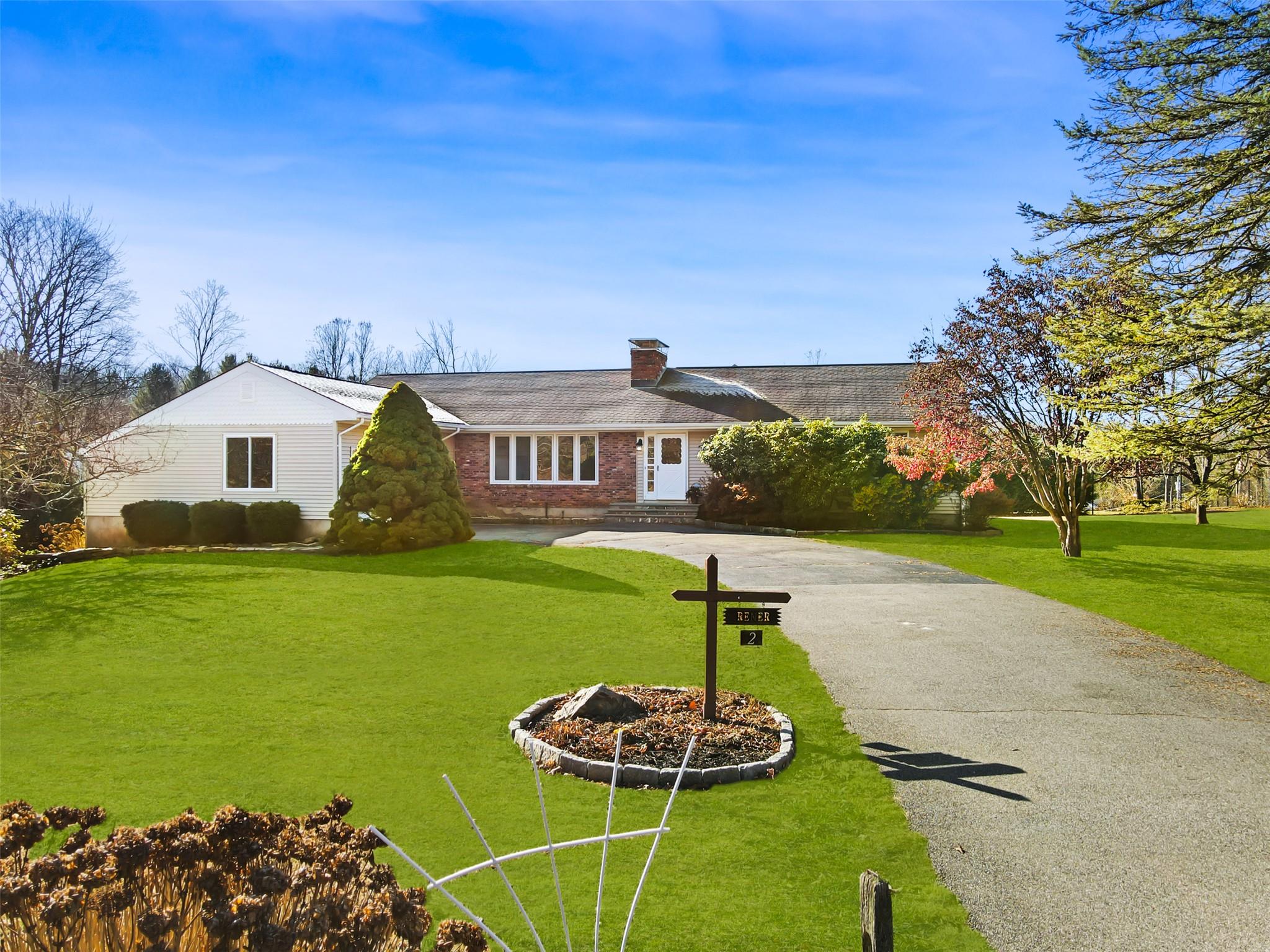 Welcome Home! Front lawn leading to main entrance. First time offered!