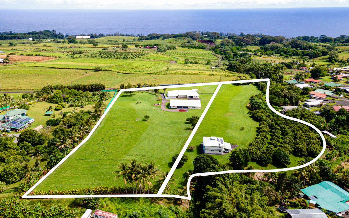 11.51 acre estate consisting of 2 contiguous parcels