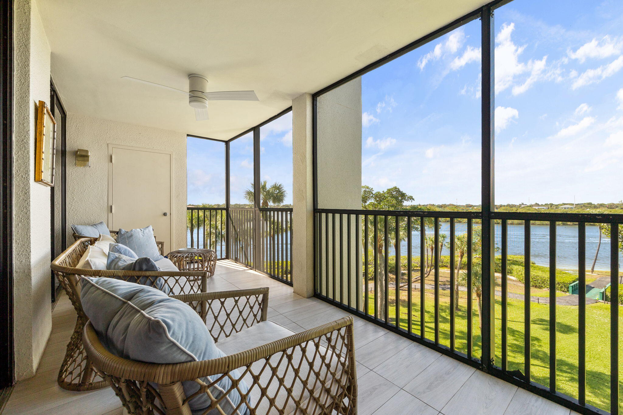 a view of balcony and patio