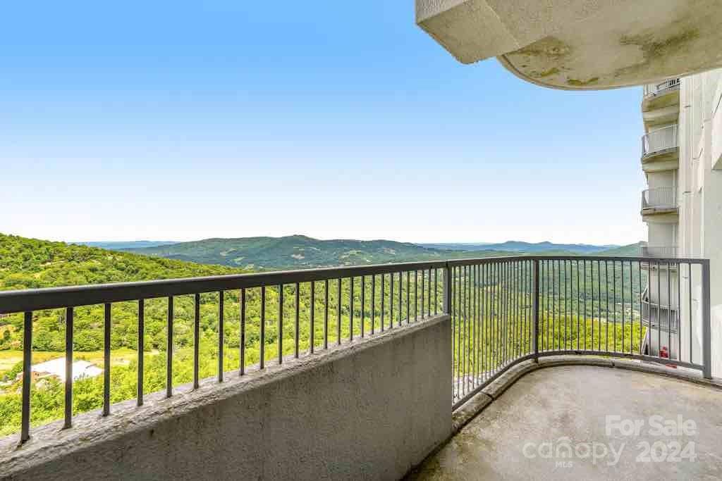 a view of balcony