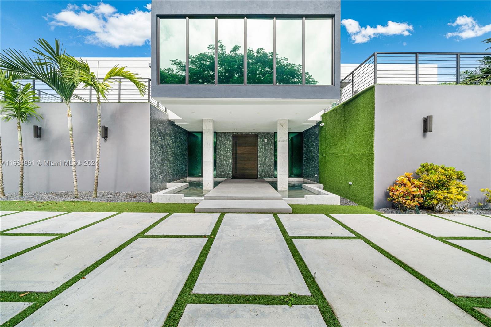 a view of a house with a patio